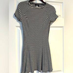 Urban Outfitters BDG black and white striped skater dress